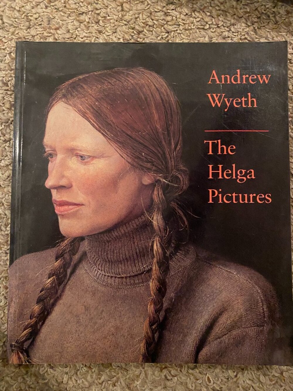 Andrew Wyeth book on Helga paintings (softcover)
